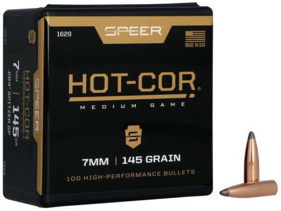 Speer #1629 .284 (7 mm) 145 grain SP bullets