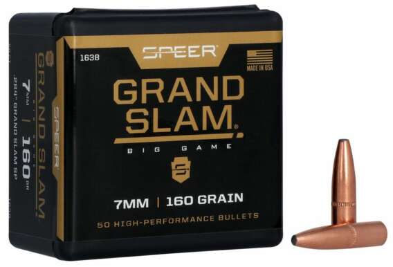 Speer .284 (7mm) 160 grain Grand Slam bullets (QTY 50)