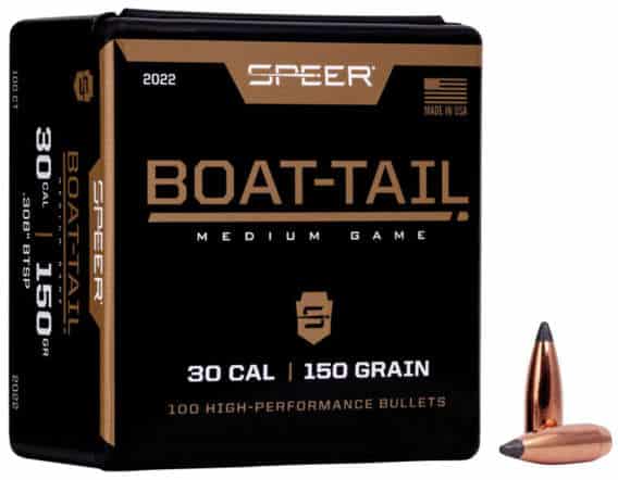 Boat-Tail Rifle Bullet .308