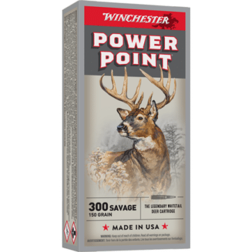 Winchester Super-X Power Point Rifle Ammunition .300 Savage 150 gr. PSP