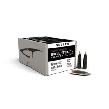 Nosler Ballistic SilverTip Hunting Bullets 6mm .243" 95 gr SBT-BSTIP 50/ct