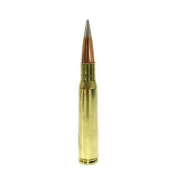 50 BMG round loaded with Hornady 750-grain A-Max bullet.