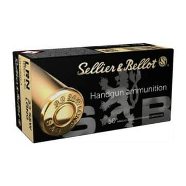 S&B 32 S&W LONG 100GR LEAD-RN 50RD