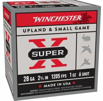 WINCHESTER SUPER-X 28GA 2.75" 1OZ #6 1205FPS 25RD