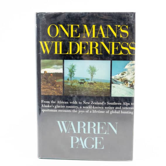 One Man's Wilderness cover photo