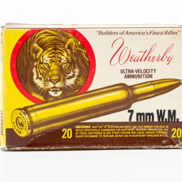 Weatherby 7mm Weatherby Magnum ammo box