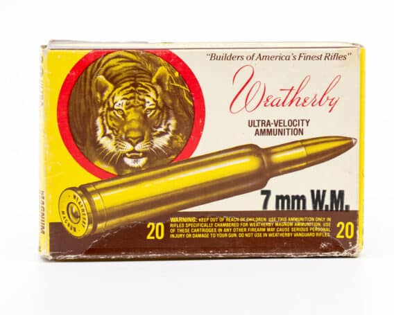 Weatherby 7mm Weatherby Magnum ammo box