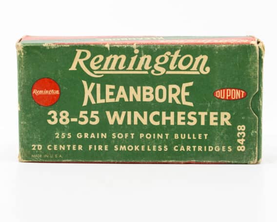 38-55 Winchester 255-grain ammunition (Remington, QTY 20)