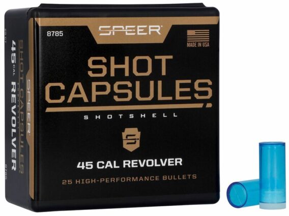 Speer 45-caliber shot capsules, 25 pcs